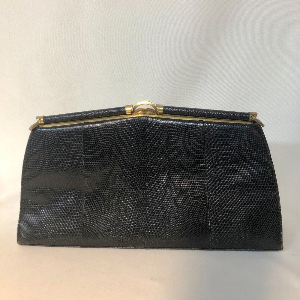 Bellestone vintage lizard purse for I. Magnin